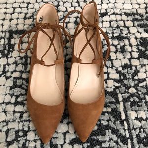 Marc Fisher laced wedge